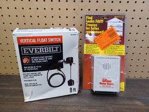 lot 182 image: Everbilt Vertical Float Switch for Sump Pumps and Basement Watchdog Battery-Operated Water Alarm Sump Accessory
