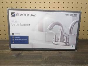 lot 31 image: Glacier Bay Irena 4 in. Centerset 2-Handle Bathroom Faucet in Chrome