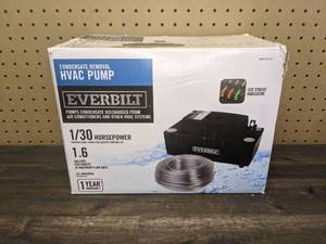 lot 89 image: Everbilt Condensate Removal HVAC Pump w Hose