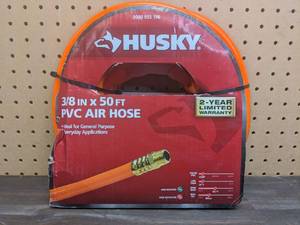 lot 77 image: Husky 38 in. x 50 ft. PVC Air Hose