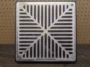 lot 117 image: RELN Storm Vortex 13 in. Low Profile Catch Basin Complete with Aluminum Grate