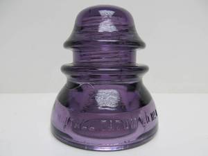 lot 106 image: Whiteall Tatum PurpleAmethyst Glass Insulator