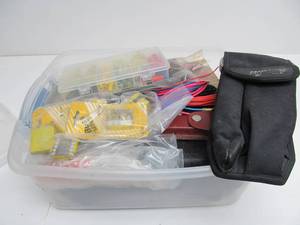 lot 64 image: Nice Estate Lot of Electrical Supplies Tools etc