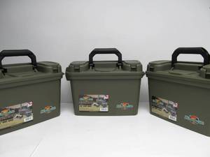 lot 65 image: 3 New or Like-New FLAMBEAU 14 Dry Boxes
