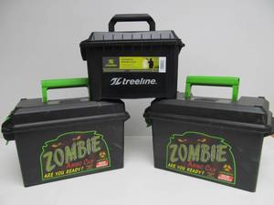 lot 69 image: 3 Excellent Condition Ammo or Dry Boxes