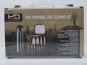 lot 170 image: Brand New Universal 76-Piece Gun Cleaning Kit