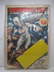 lot 221 image: Large Original Vintage 1 Sheet 1950s Sci-Fi Movie Poster - Commando Cody