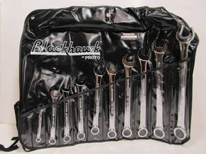 lot 227 image: Large Brand New Mint Condition Blackhawk by Proto Combination Wrench Set