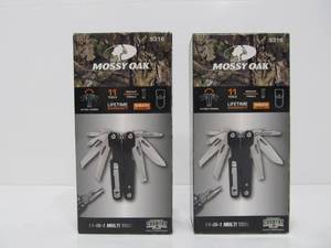 lot 229 image: 2 Brand New MOSSY OAK 11-in-1 Multi Tools