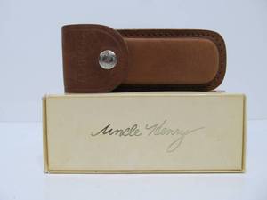 lot 231 image: Vintage SCHRADE Uncle Henry Model LB-7 Lockback Hunting Knife