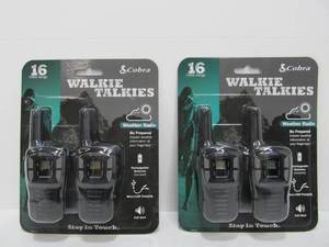 lot 236 image: 2 Sets of Brand New COBRA Walkie Talkies