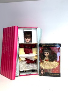 lot 94 image: 2 Brand New in Box MARIE OSMOND Fine Collectible Porcelain Dolls -Extra Large Doll Young Love & Adora Belle Holiday 1999
