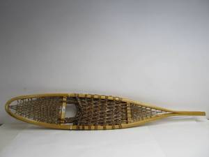 lot 47 image: Pair of GV Wooden Snowshoes