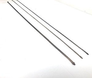lot 23 image: 3 Vintage Thick Italian Sterling Silver Long Chains