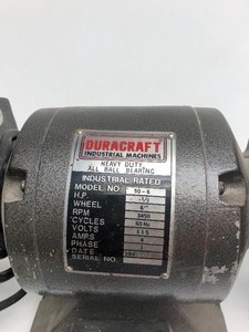 lot 339 image: Working DURACRAFT Dual Heavy Duty Bench Grinder