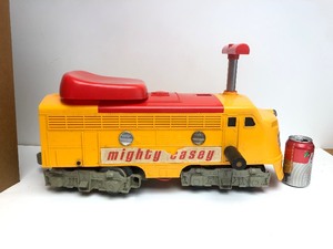 lot 319 image: Large Vintage MIGHTY CASEY Childs Ride-On Train wTrack