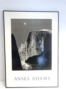 lot 313 image: Large Framed ANSEL ADAMS Poster