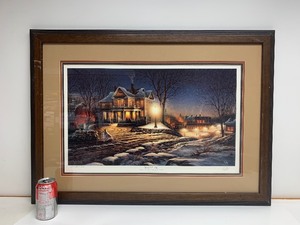 lot 305 image: Framed Signed Numbered TERRY REDLIN Artist Proof Print - Lights of Home