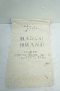 vintage flour sack cloth rice bag