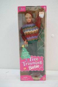 tree trimming Barbie