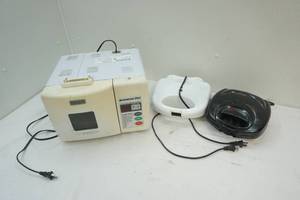 Breadman plus bread machine, waffle maker