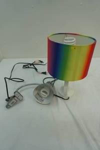 Peace Rainbow Table lamp & Clamp On lamp