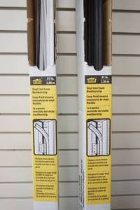 vinyl clad foam weather stripping