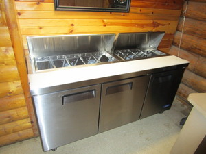 Atosa Refrigerated Prep Cabinet 30x73x45