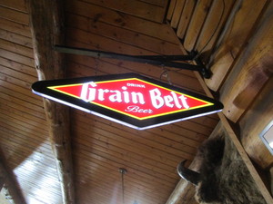 Grain Belt Double Sided Sign 10x24