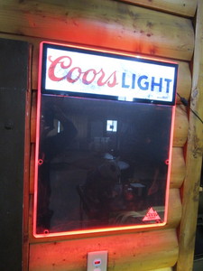 Coors Light Color Changing Menu Board 19x24