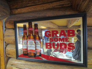 Budweiser Mirror 22x36