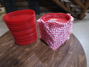 (90) Serving Baskets 10x6
