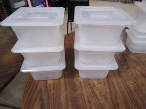 (6) 16 Containers 4.5 deep