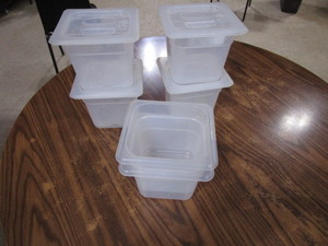 (6) 16 Containers 6 deep