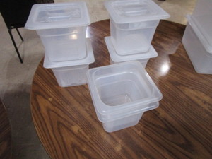 (6) 16 Containers 6 deep
