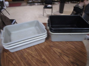 (6) 14x19 Bus Totes