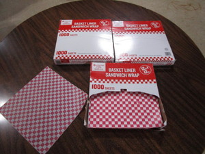 Basket LinersSandwich Wraps