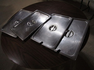 (4) Full SS Pan Covers (2) Salad (2) Full