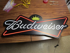 Budweiser Sign 24x50