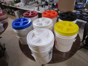 (7) Food Grade 5gal Buckets