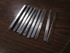 (10) SS Hotel Pan Divider Bars 12.5