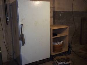 Working freezer filled with dry foo...
