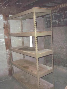 Buttonhole storage shelf...