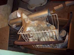 2 rooms filled with plumbing and ga...