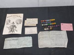lot 37 image: Assorted Military Memorabilia