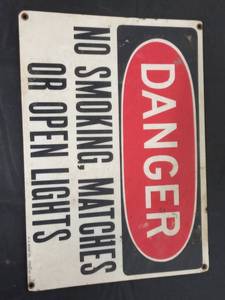 lot 54 image: Danger Sign