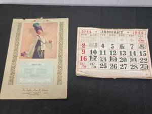 lot 58 image: Antique and Vintage Calendars