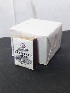 lot 122 image: Box of Approximately 20 Packages of 10 Count Hamms Beer Branded Match Boxes