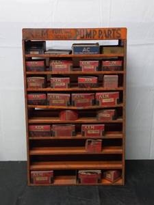 lot 128 image: KEM Fuel and Vacuum Pump Parts Display and Parts