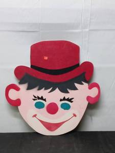 lot 149 image: Clown Face Sign
